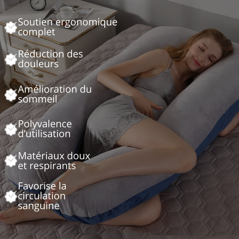 Mamooz™ | Coussin de grossesse pour femmes enceintes - confort et soulagement